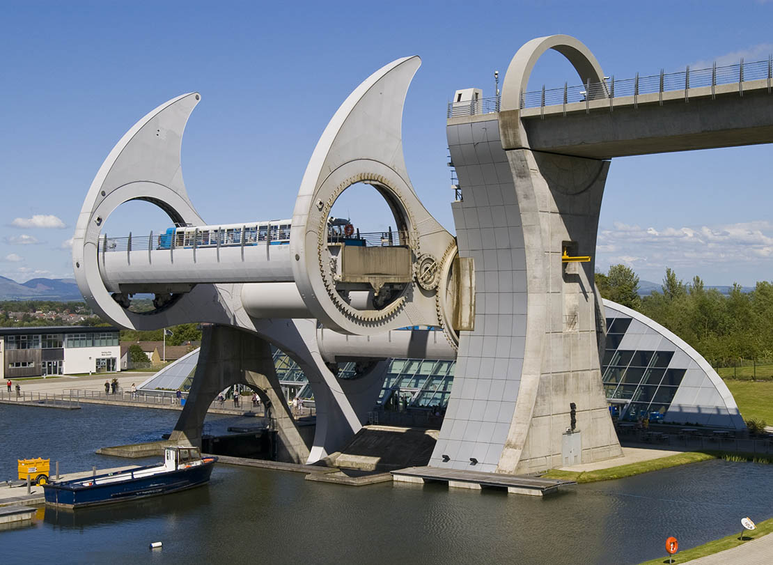 The Falkirk Wheel, ideal for a boat trip