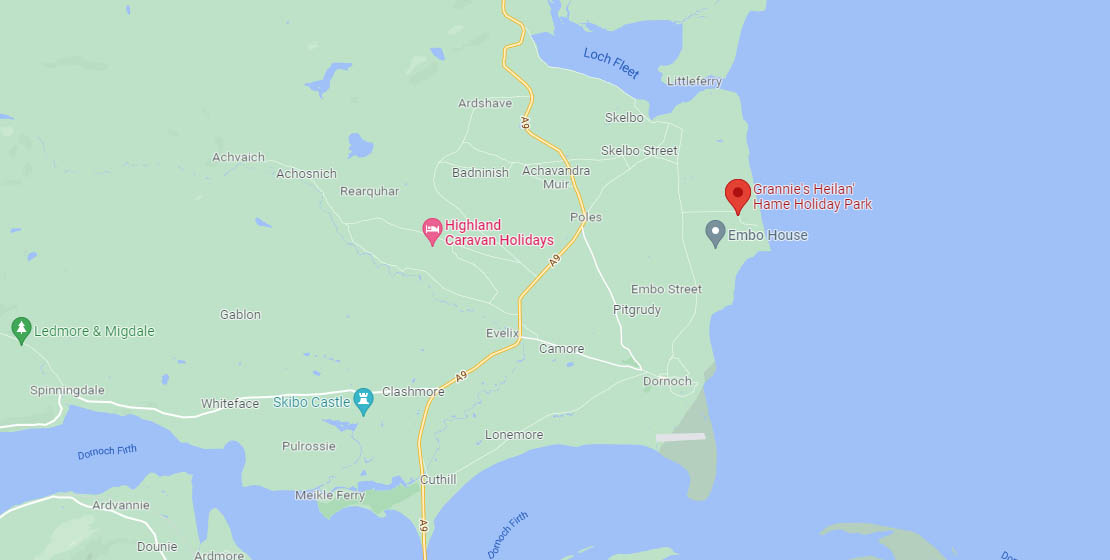 Grannie's Heilan' Hame location map