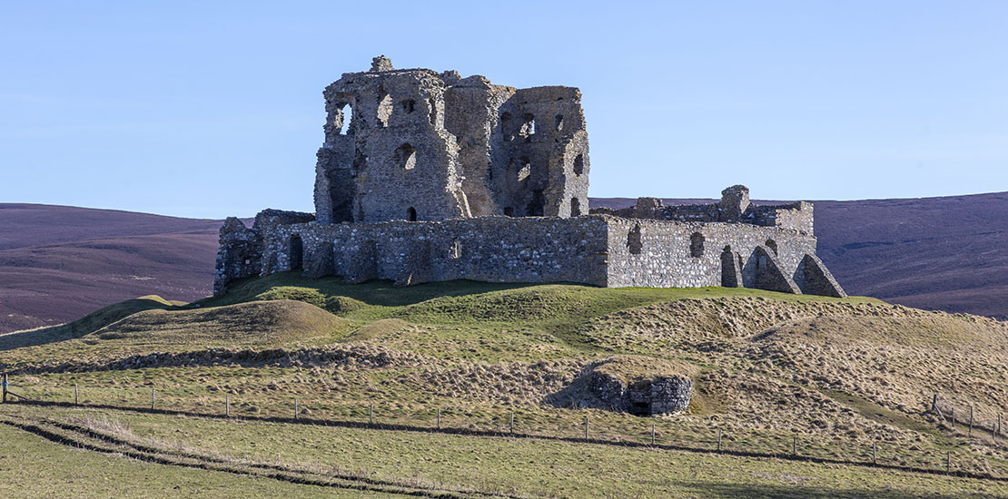 Auchindoun Castle near Dufftown.