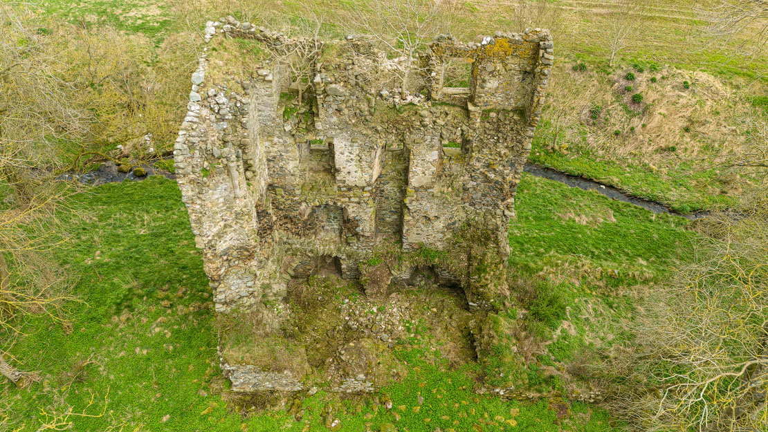 Balquhain Castle interior. Count Leslie.