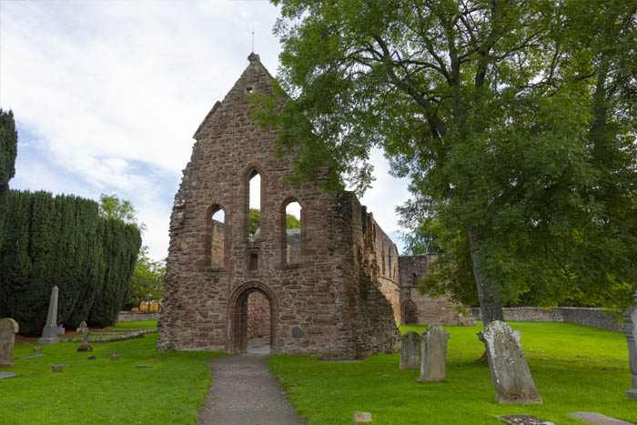 Beauly Priory, ruin in the highlands of Scotland
