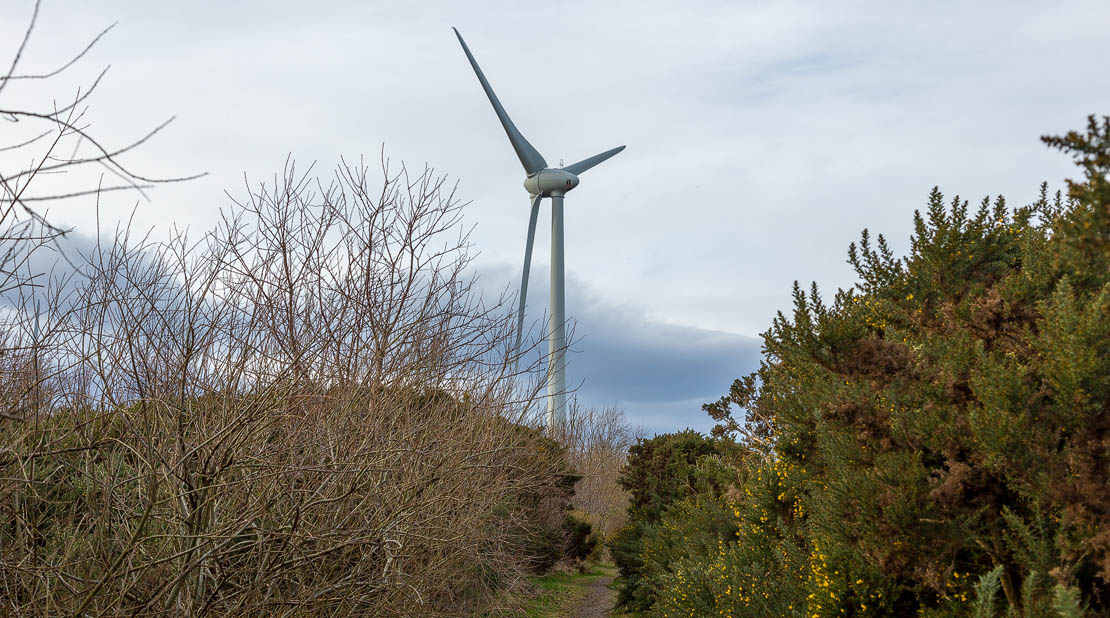 Boyndie wind turbine.