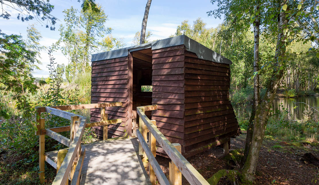 Brodie wildlife hide.