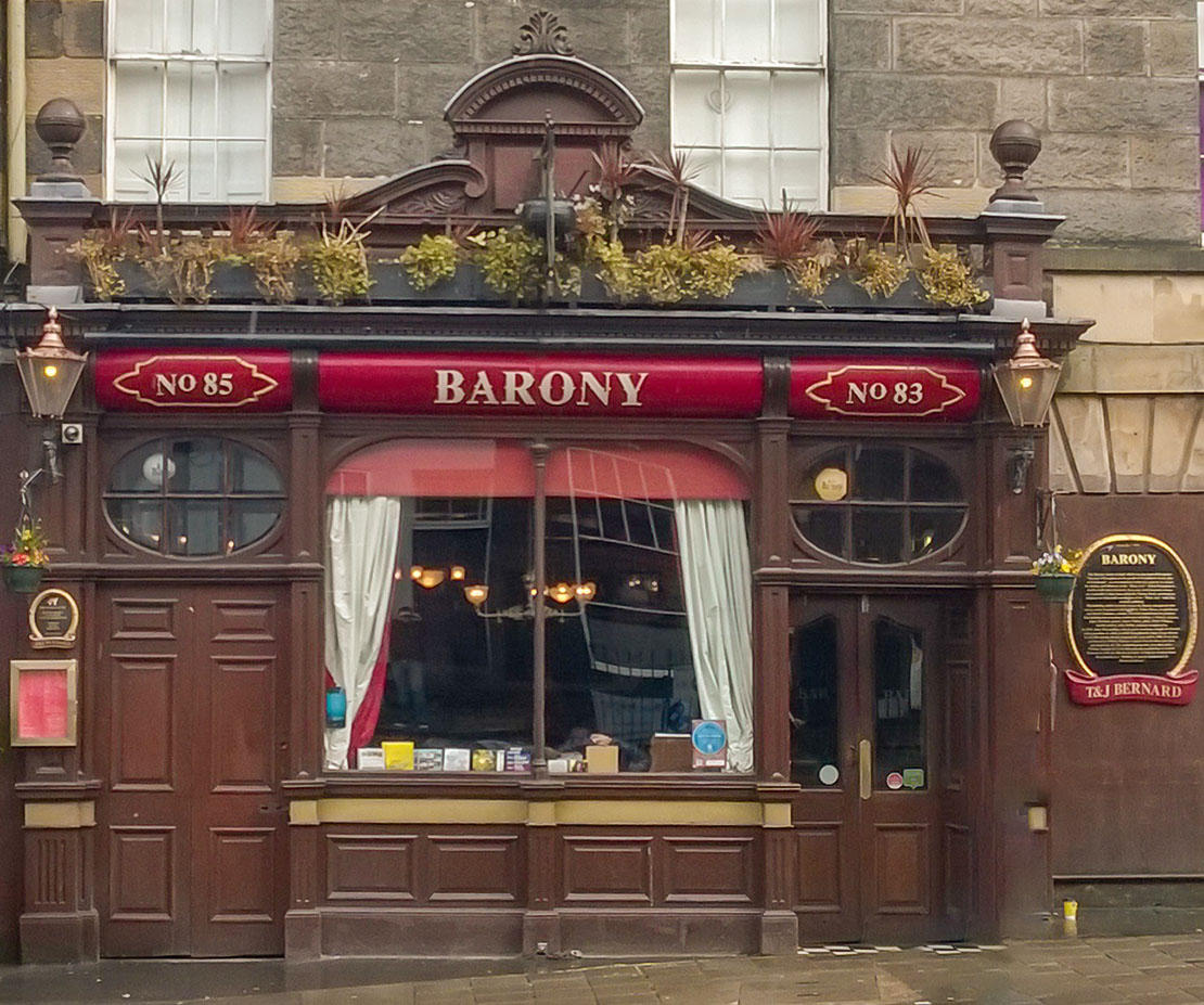 Barony Bar, Edinburgh.
