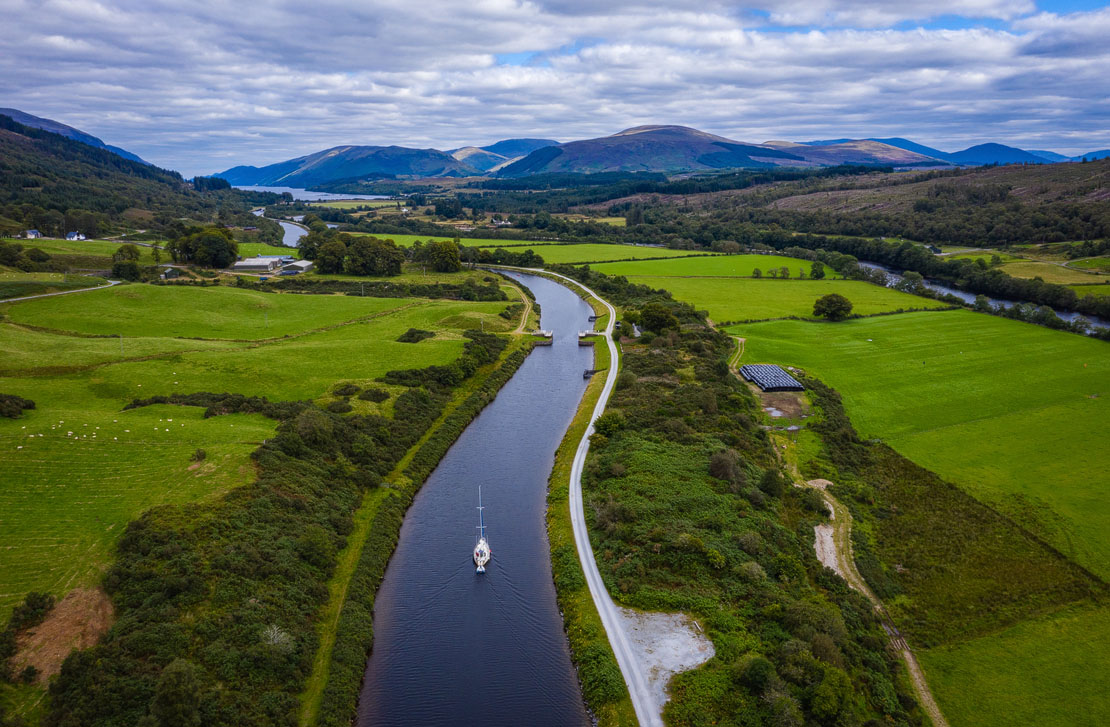 The Caledonian Canal. Inverness itinerary.