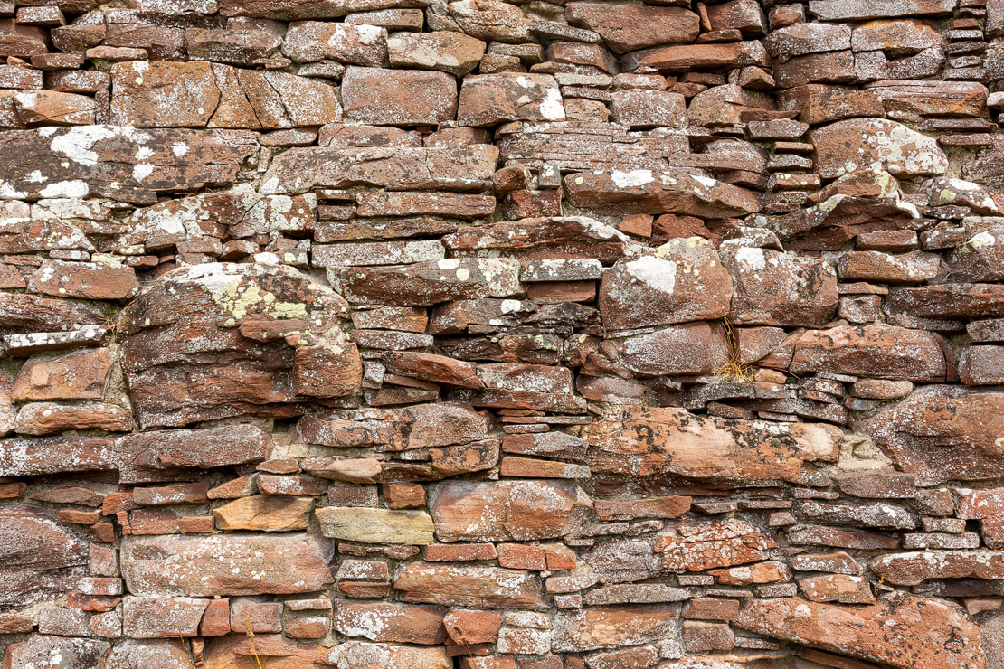 Interior wall detail.