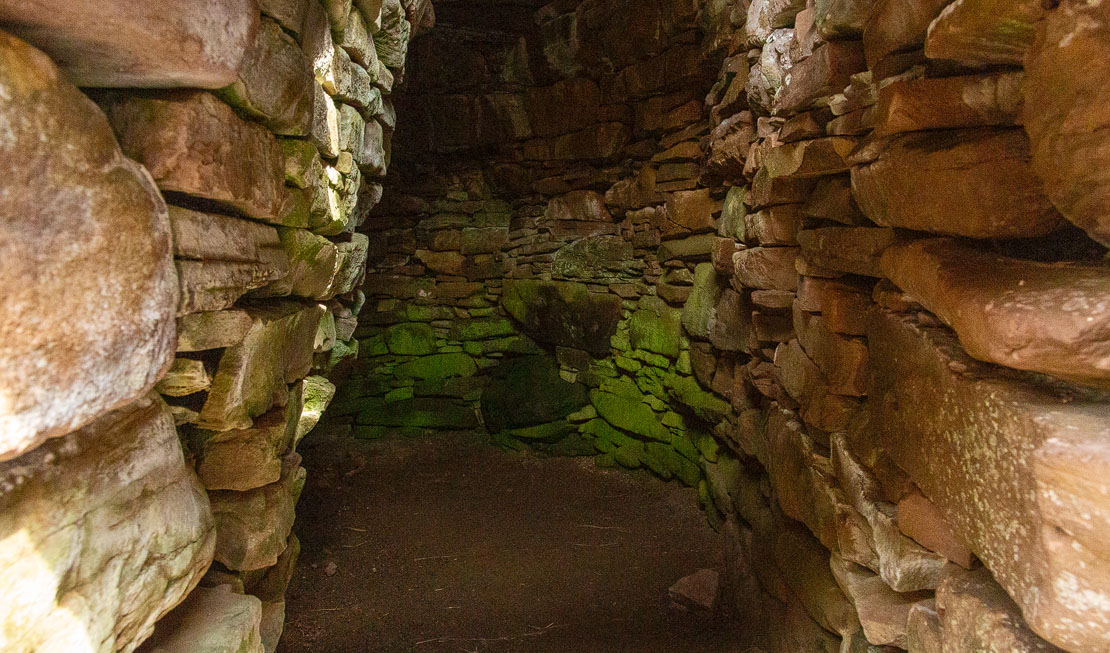 Entrance to the broch.