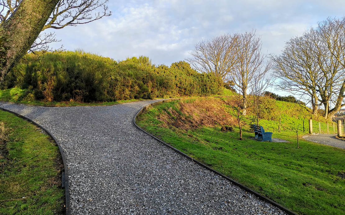Castle Hill paths.