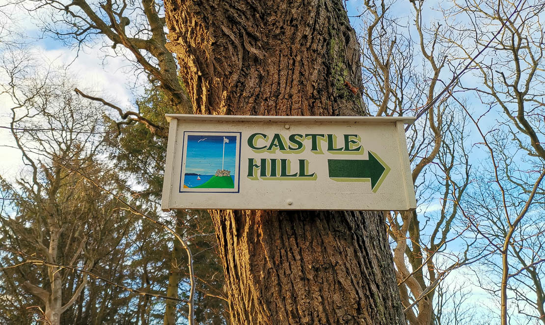 Castle Hill signage.