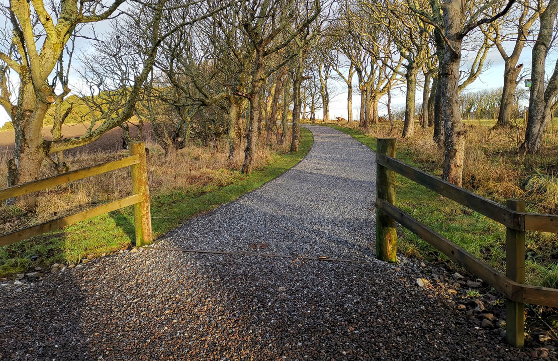 Start of the main path to Castle Hill.