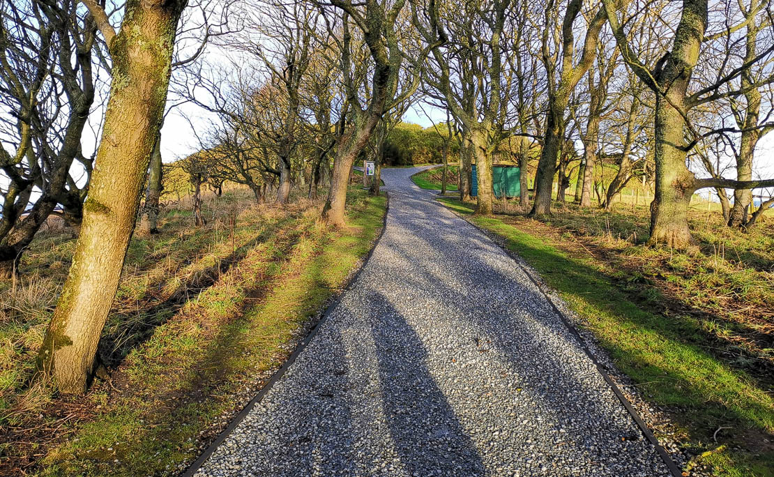 Following the path to Castle Hill.