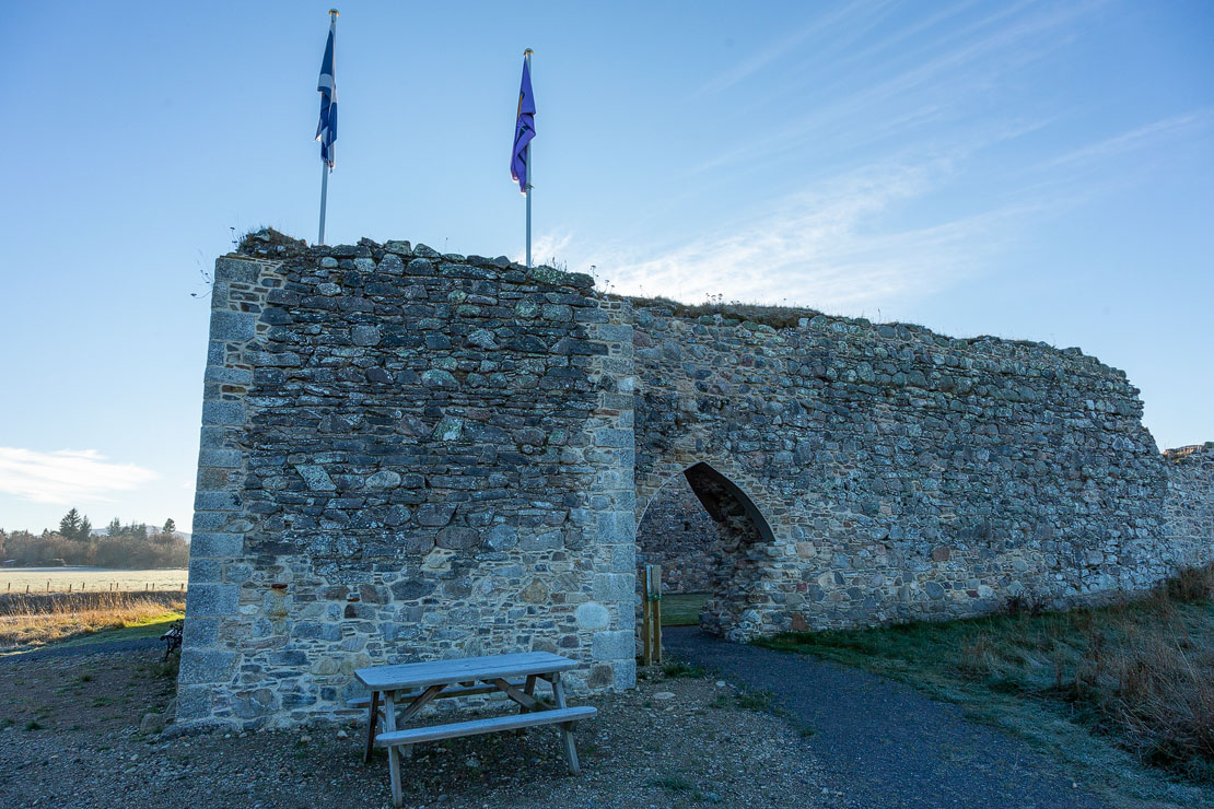 West Postern entrance. A thirthteen century fortress.
