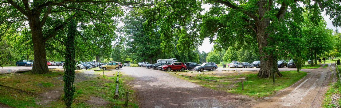 Cawdor Castle car park.