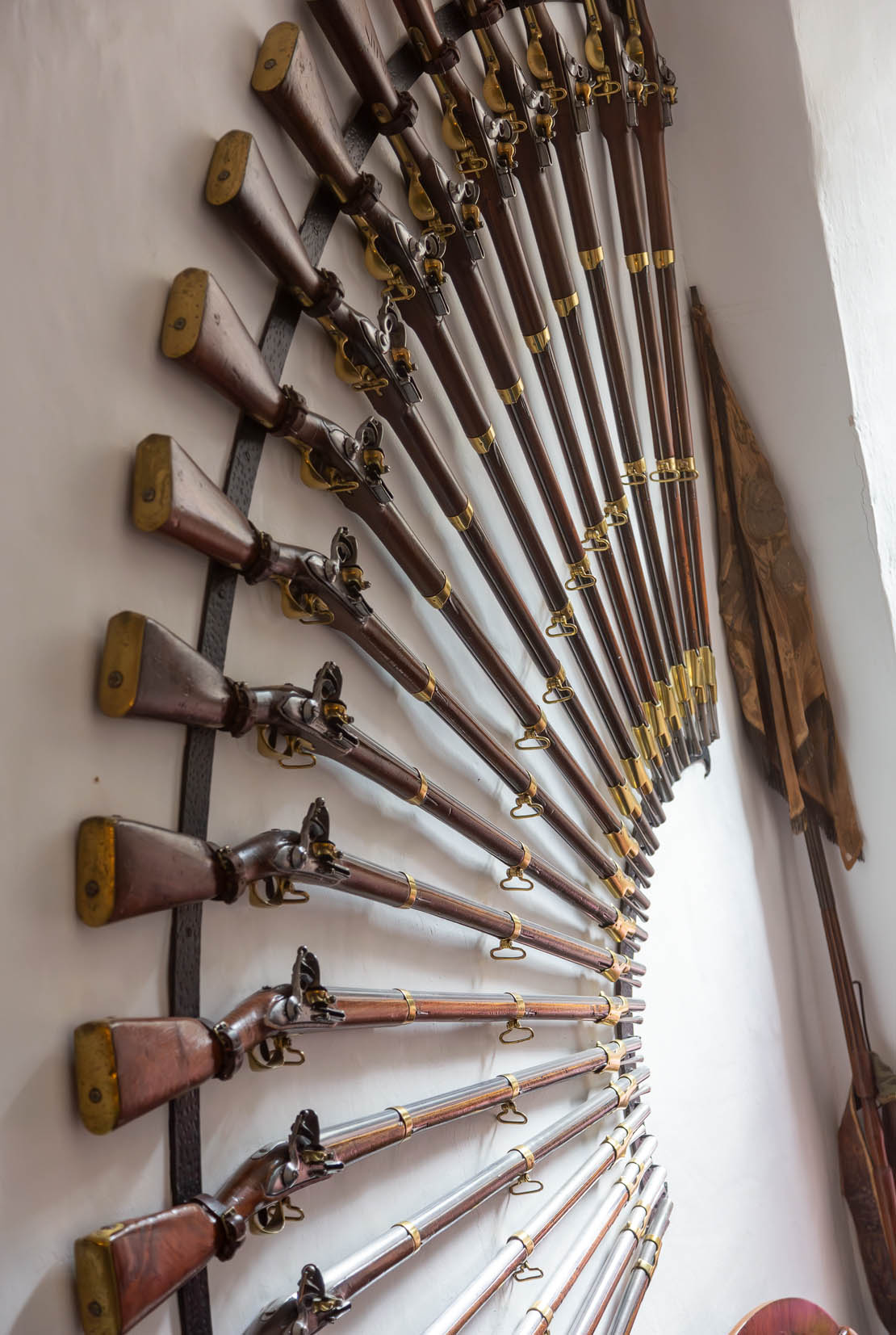 Muskets.