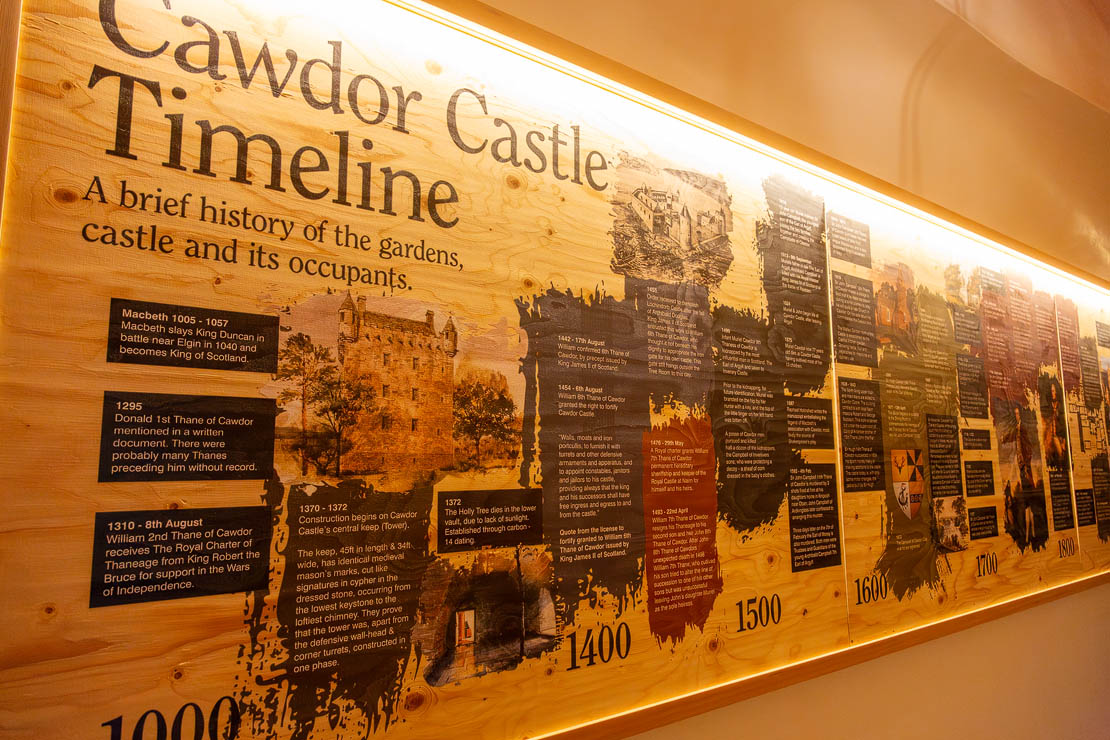 Cawdor Castle Timeline.