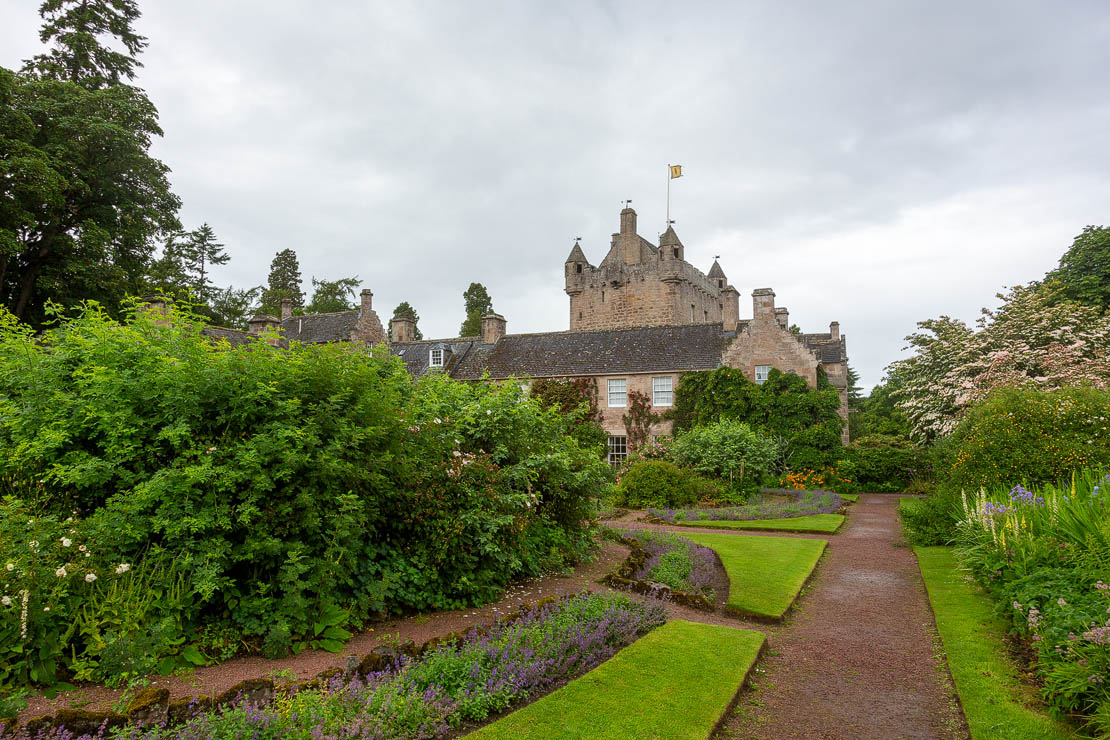 Castle from the flower garden.