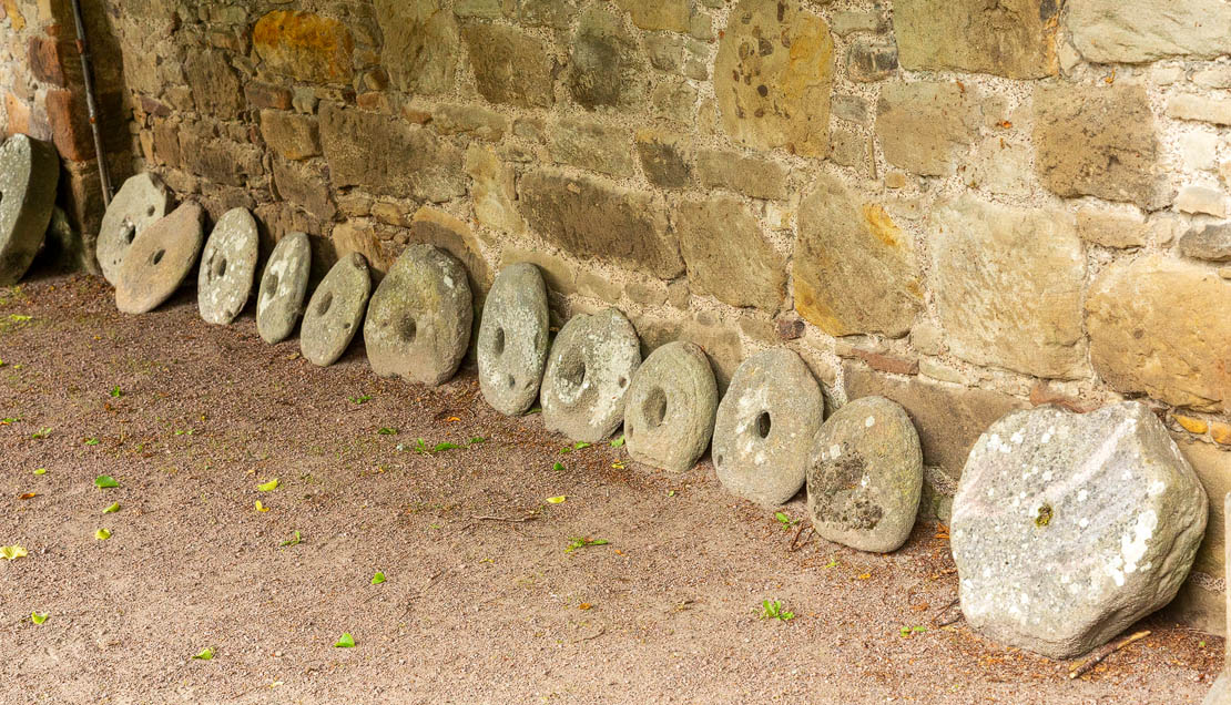 Mill stones.