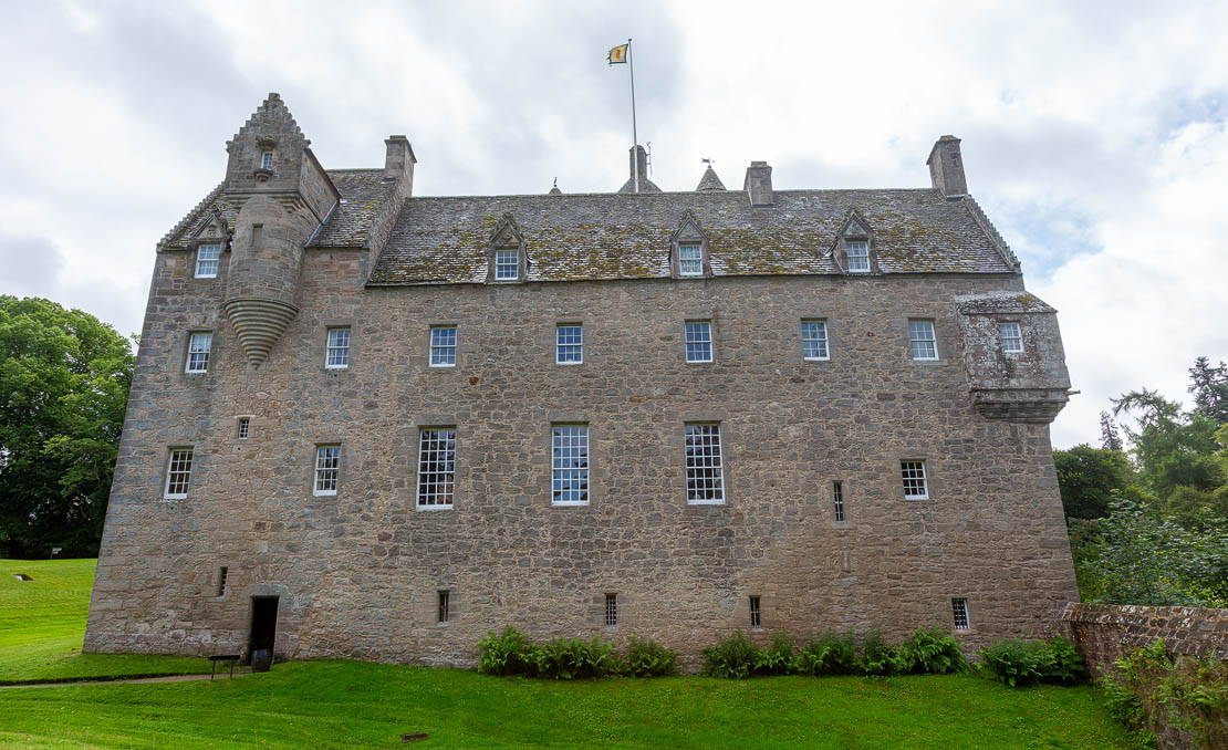 Side view of Cawdor Castle.