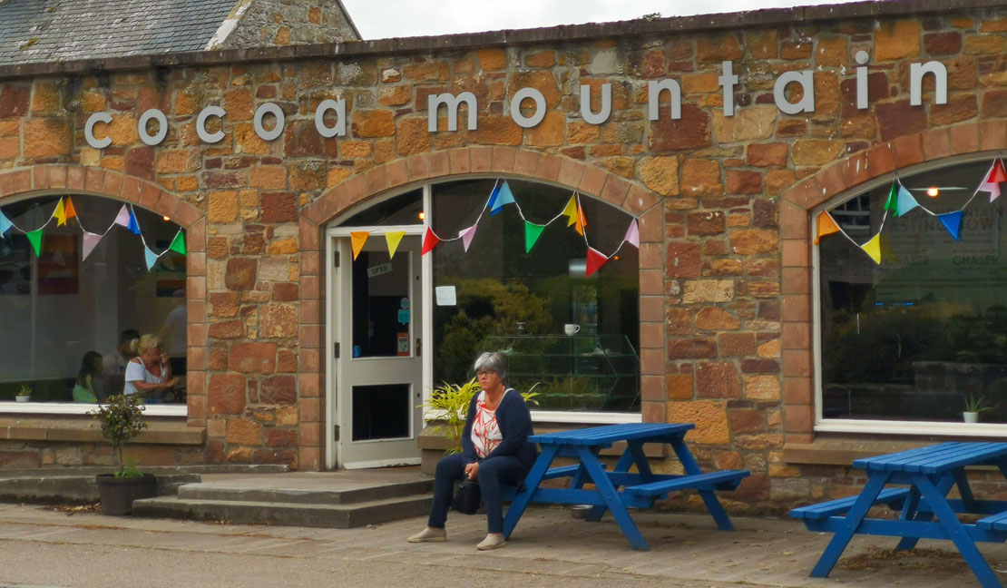 Cocoa Mountain, one of the top attractions in Dornoch.
