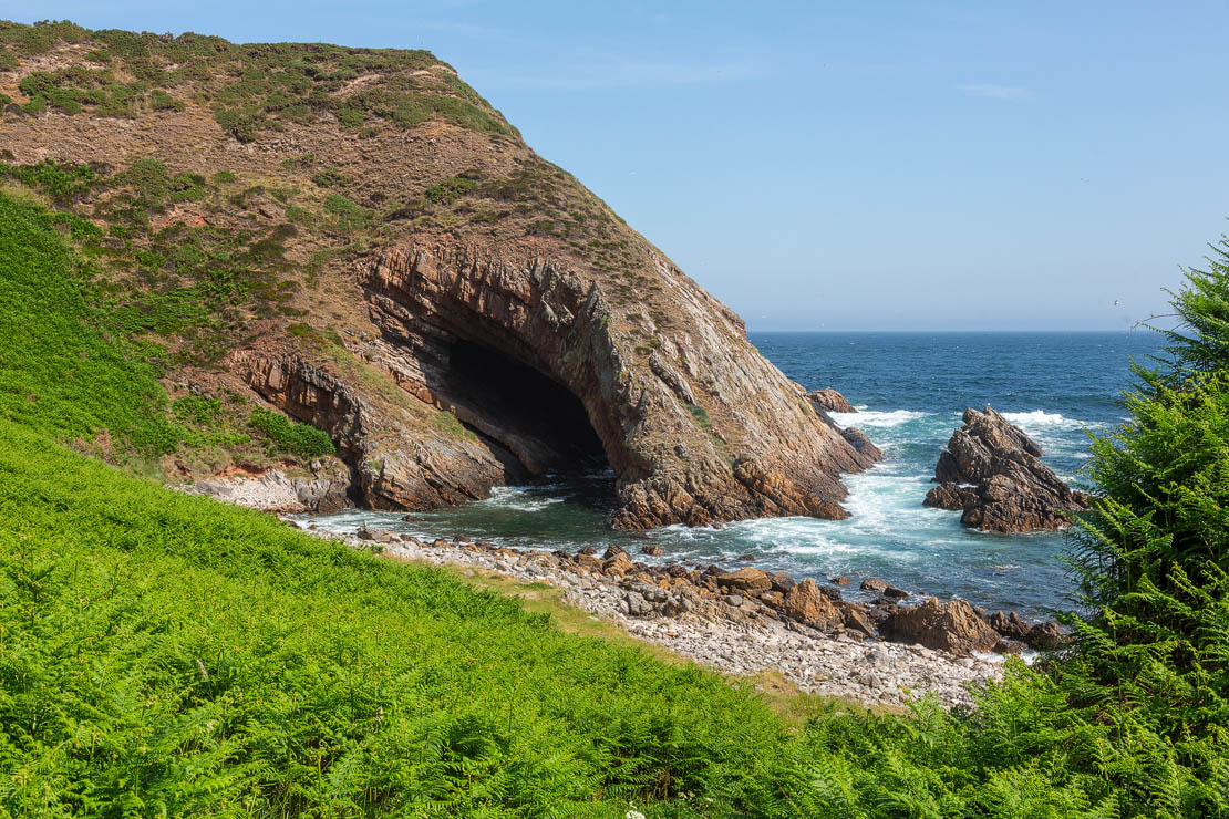 The Whale's Mouth near Portknockie.