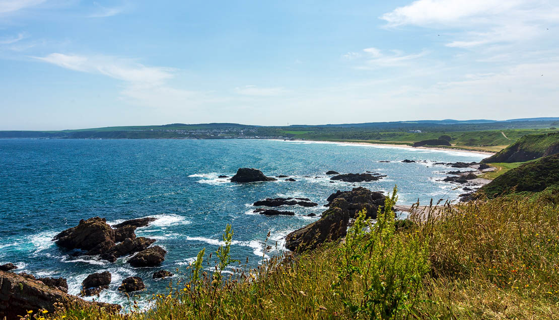 View of Cullen from Portknockie.