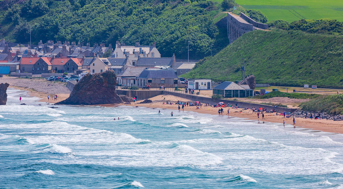 People at Cullen Beach.