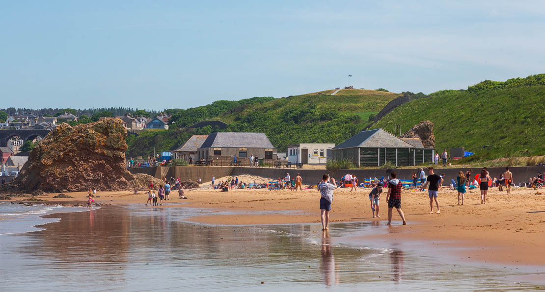 Cullen Beach revellers.