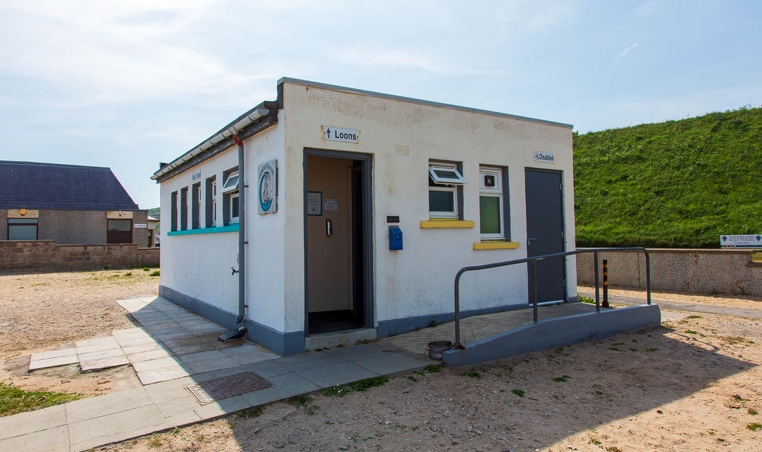 Cullen Beach toilets.