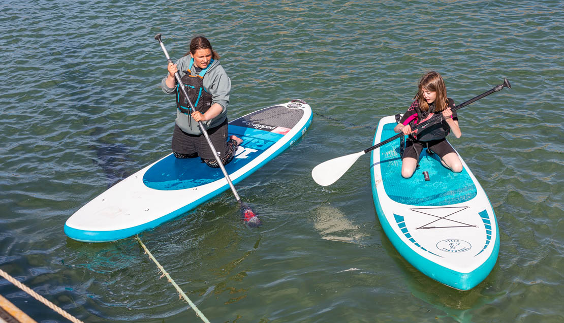 Paddleboard instructor. Free access.
