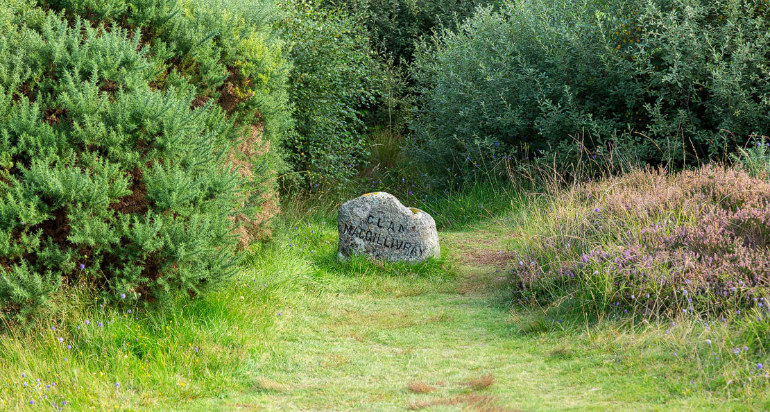 Clan Macgillivray Stone at Culloden.