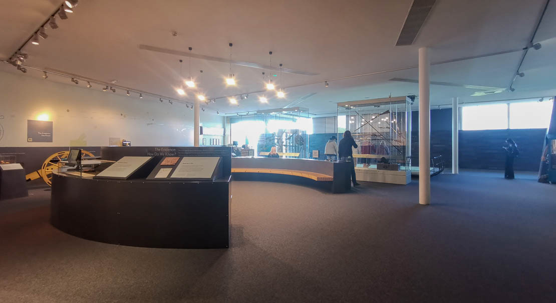 Large room at Culloden   Visitor Centre.