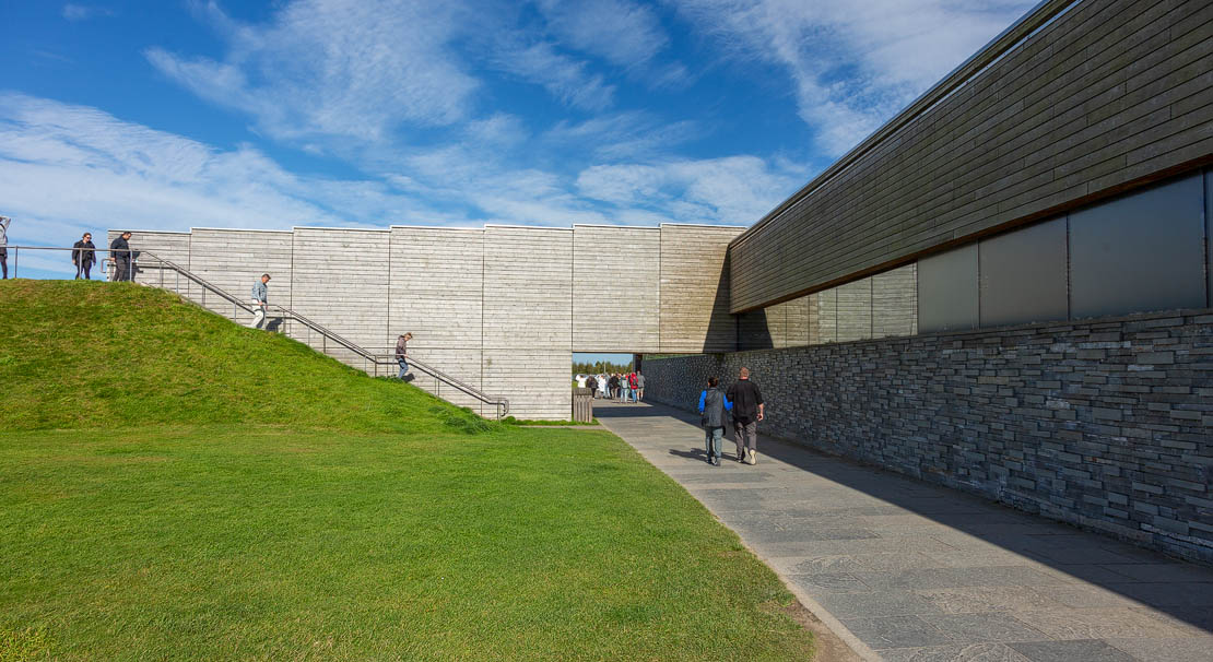 The stimulating and sensitive Culloden Visitor Centre.