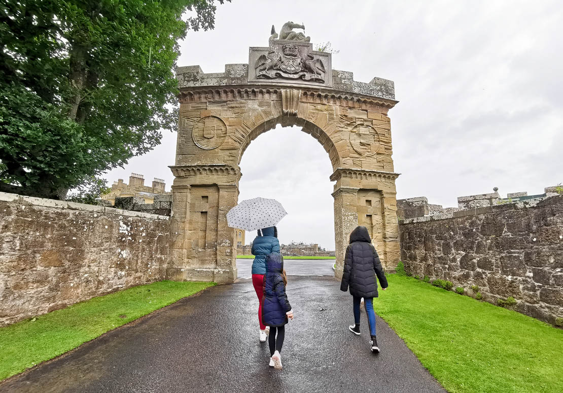A fine entrance arch.