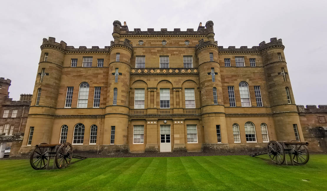 Castle frontage.