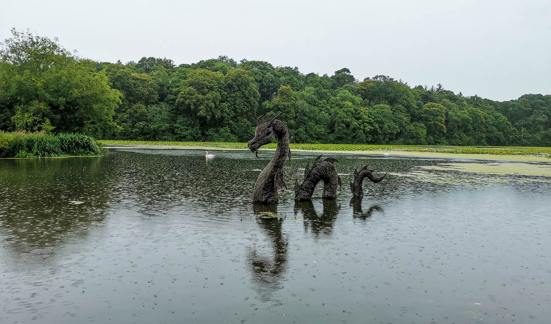 Culzean monster sculpture.