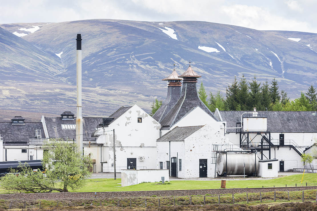 Dalwhinnie Distillery, producers of Scotch Whisky