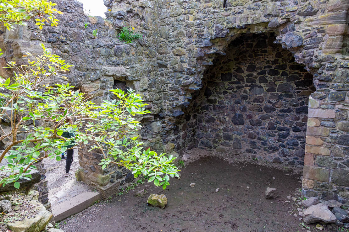 Fallen rocks at Dunure.