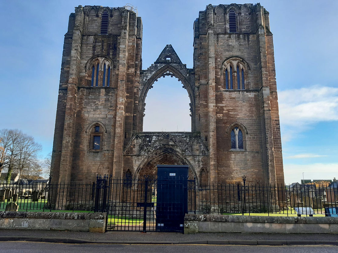West front of Elgin Cathedral