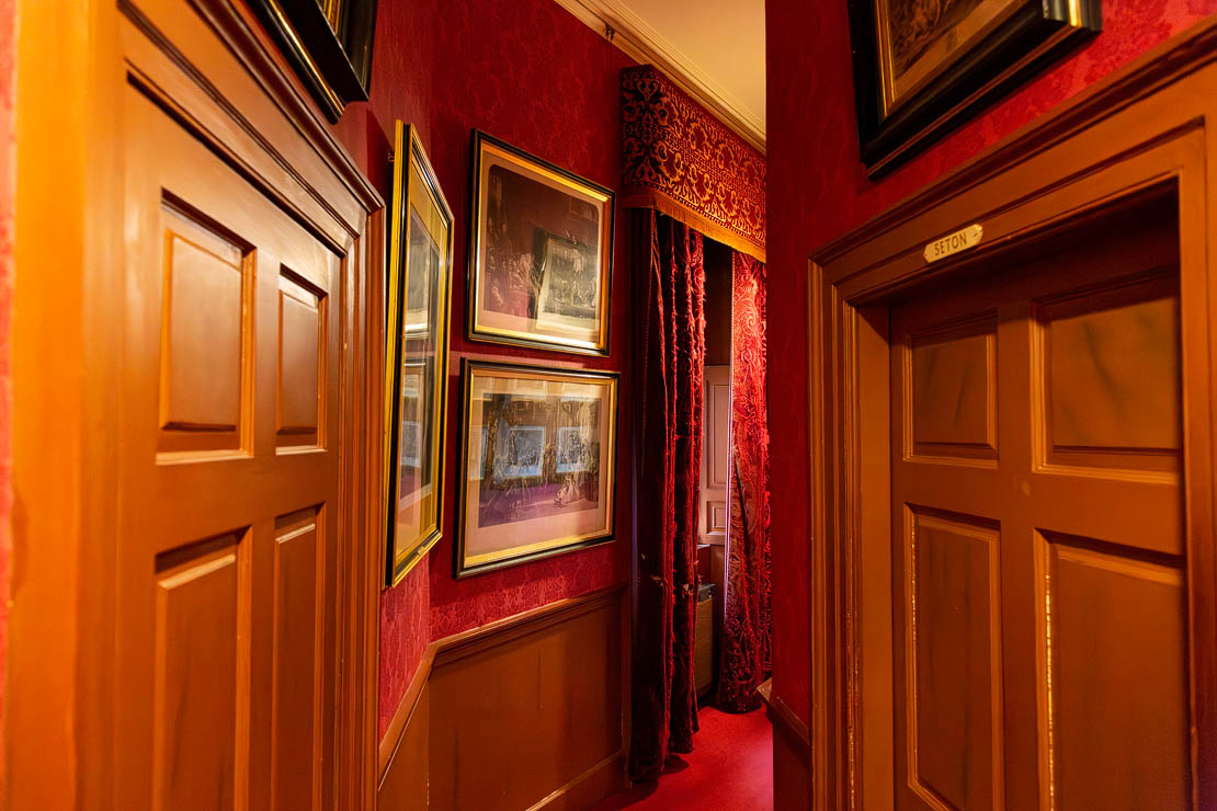 Corridor at Fyvie Castle.
