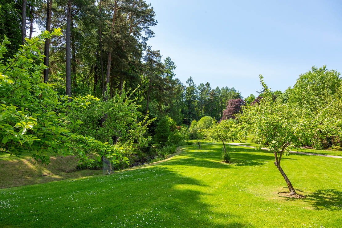 The wonderful Glen Grant Garden. The broad green bowl of fruit orchards.