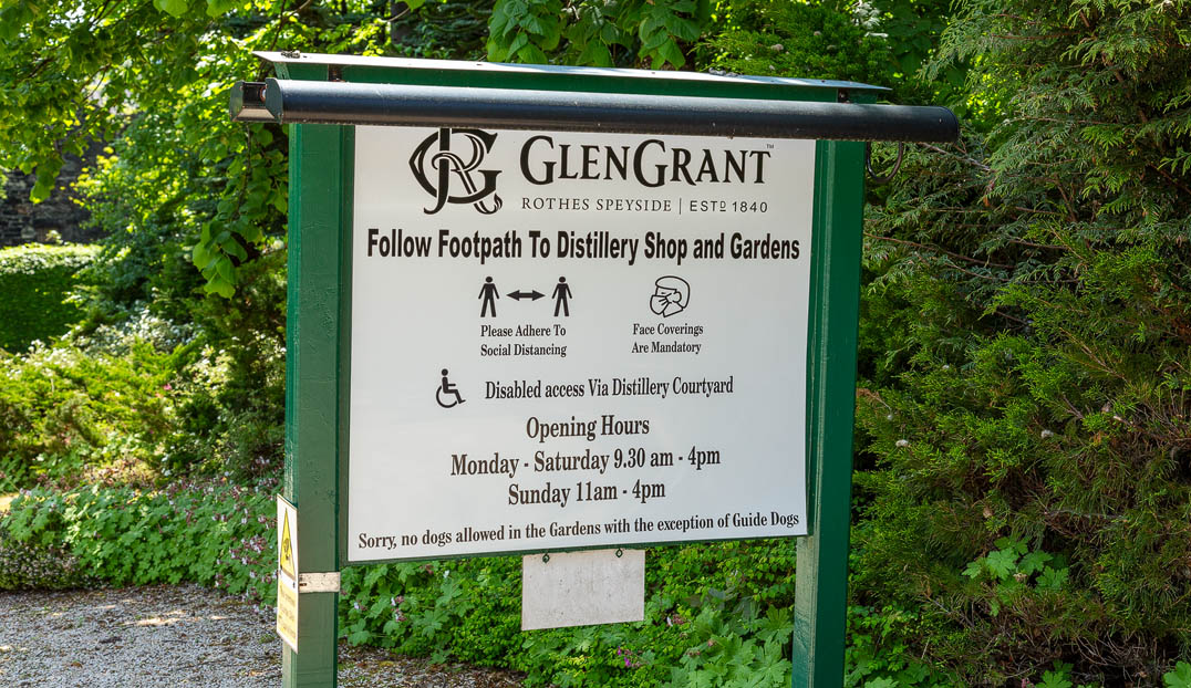 Car park directions sign