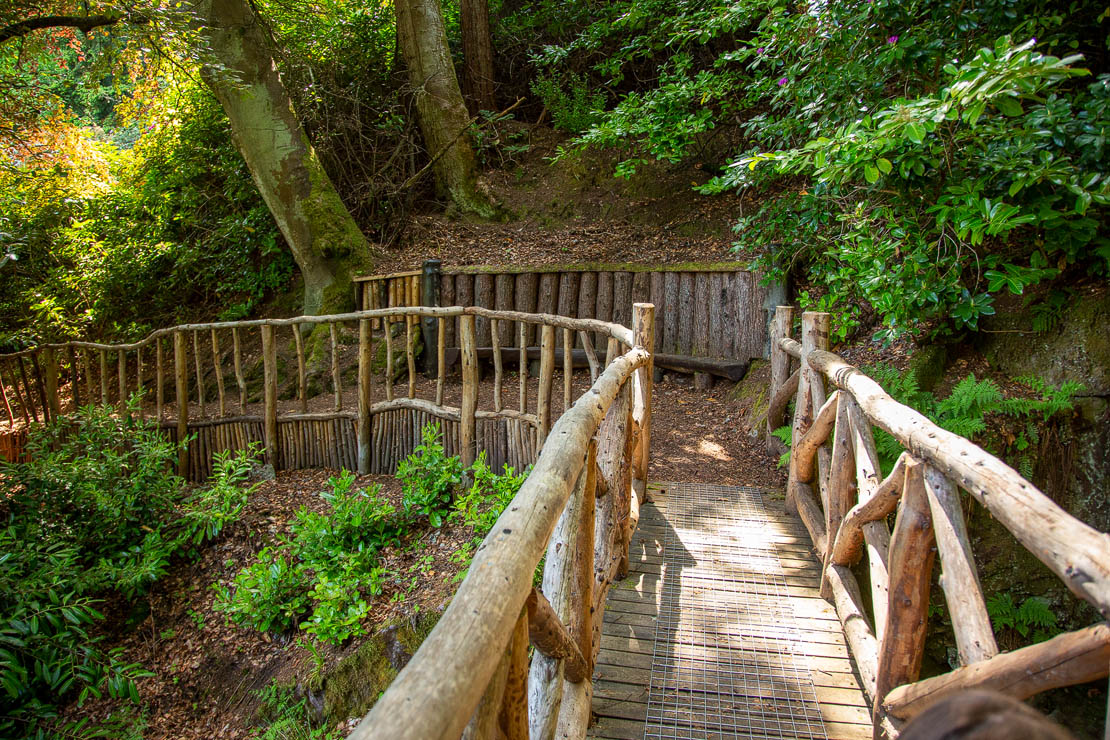 Hand rails at the gorge walk.
