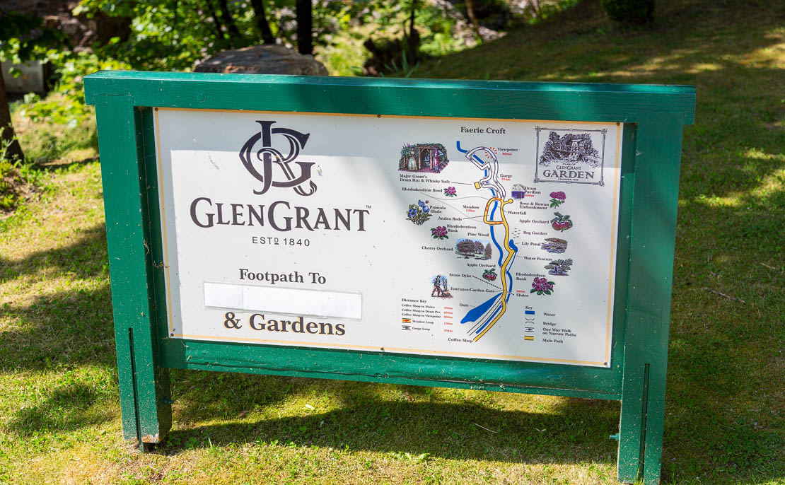 Walk signage.