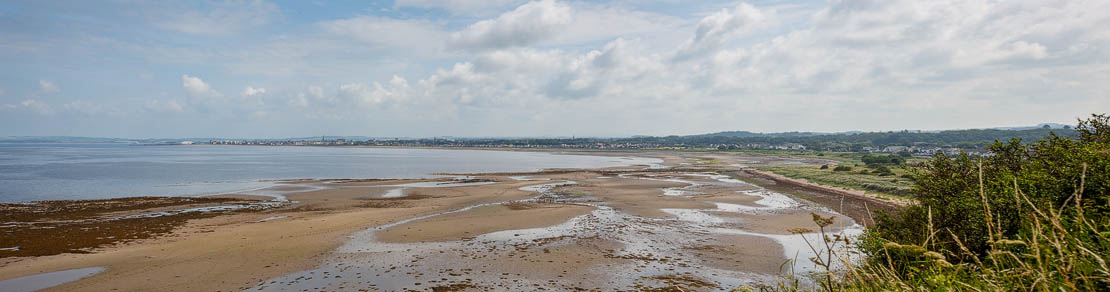 Panoramic view of Ayr, Scotland.