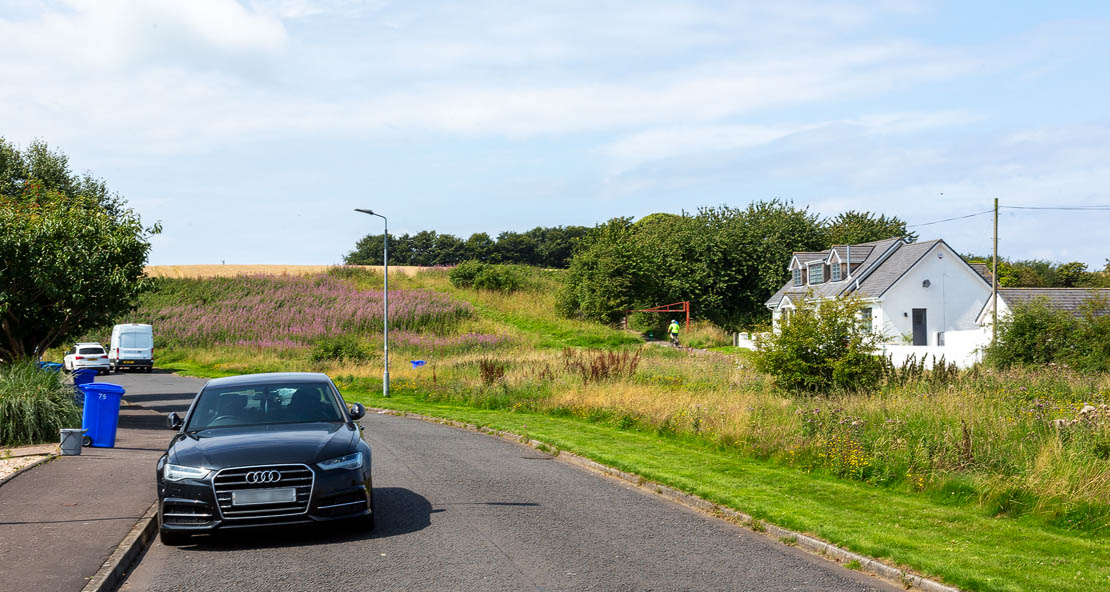 Parking location for Greenan Castle.
