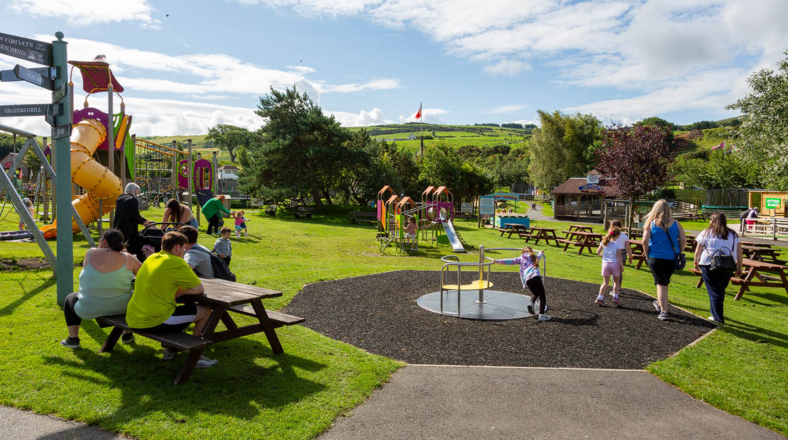 Heads of Ayr Farm Park playground.