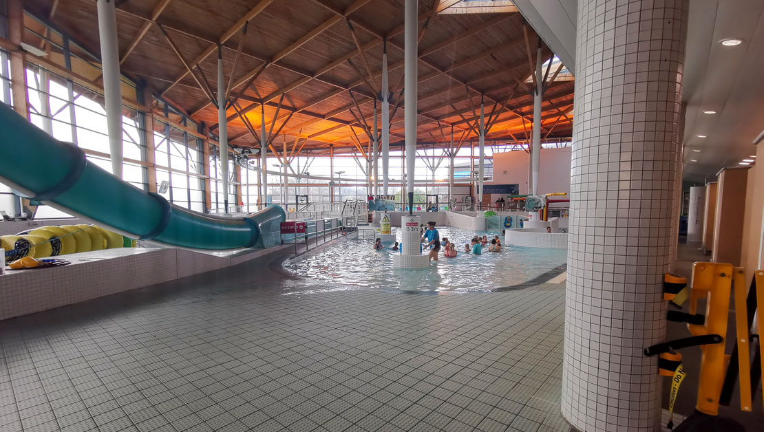 View of the leisure pool in Inverness.