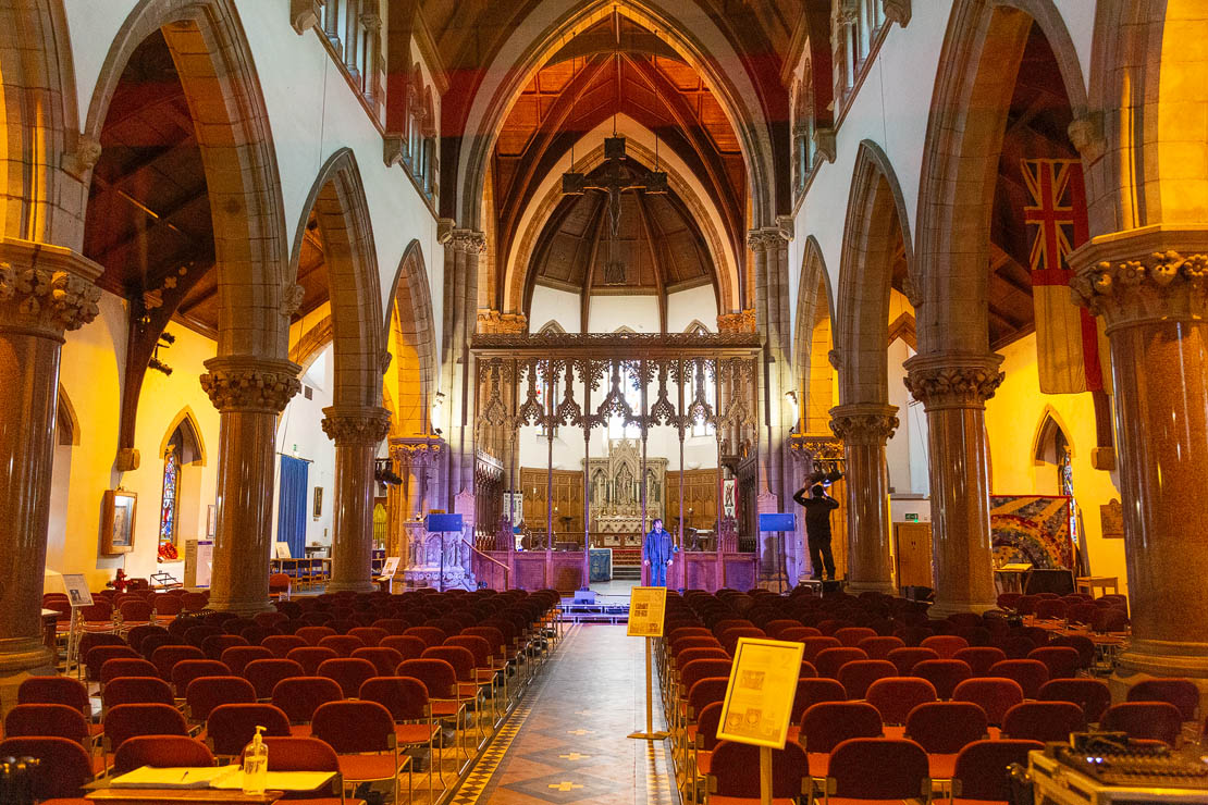 Inverness Cathedral interior. A place of public worship.