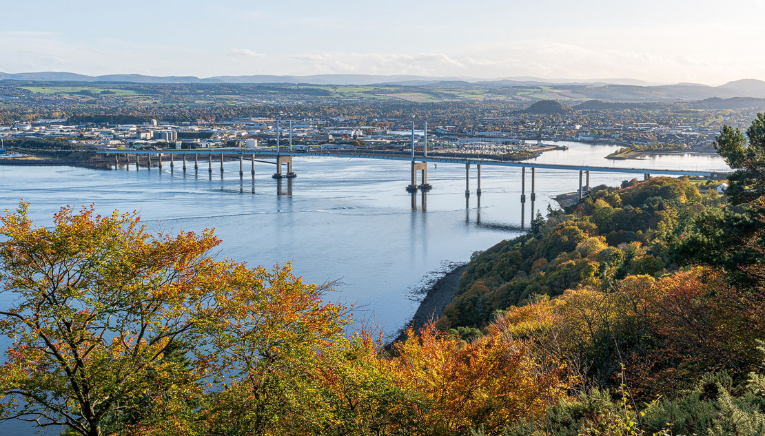 The Kessock Bridge. Inverness in five days travel itinerary.