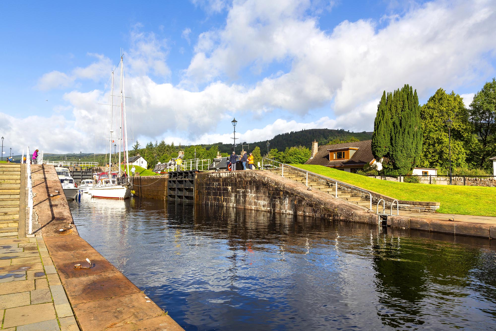 Laggan Locks on the Caledonian Canal